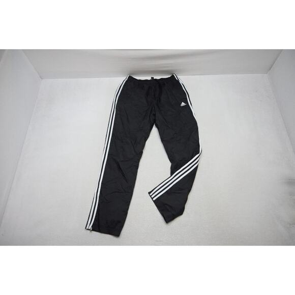 Adidas Track Pants Windbreaker Clima365 Lined Striped W/Pockets Mens Large - Picture 2 of 11